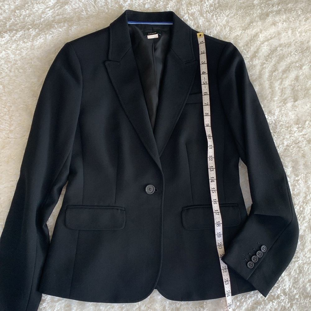 J. Crew Black Wool Blend Blazer - Picture 13 of 16